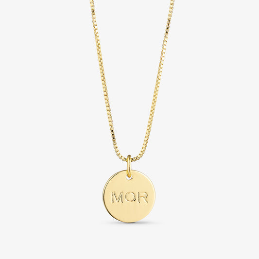 MOR Necklace - 18 carat gold plated