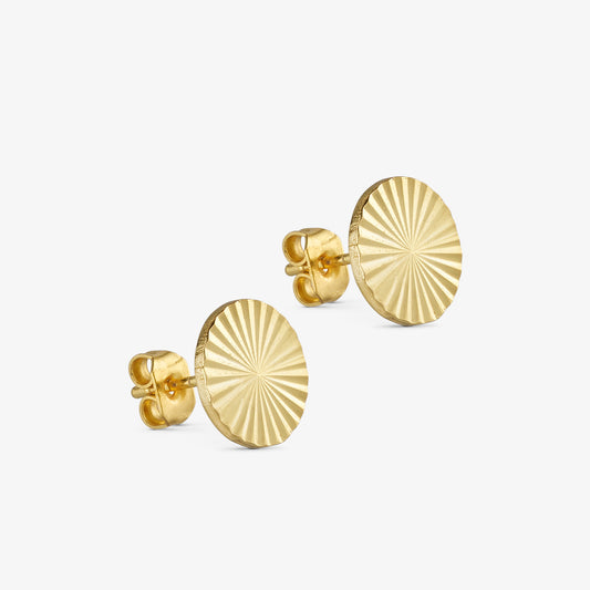 Scarlett LARGE Post Earrings - 18 carat gold plated